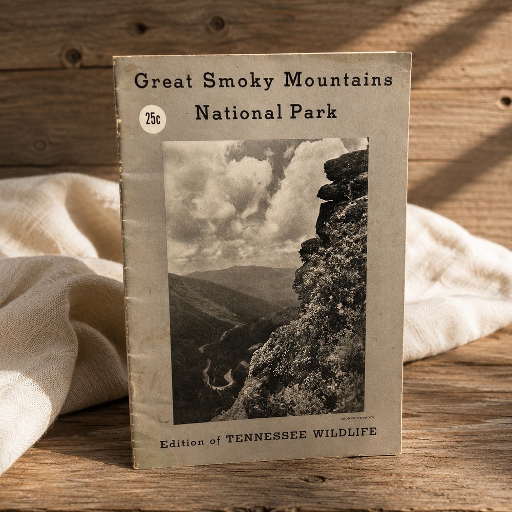 Vintage 1937 Great Smoky Mountains National Park Tennessee Wildlife Booklet TN